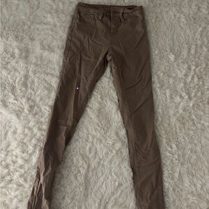Fashion Nova Tan High-Waisted Pants